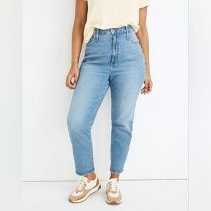 Madewell Classic Straight Leg Medium Wash High Waist Denim Jeans Women's Size 29